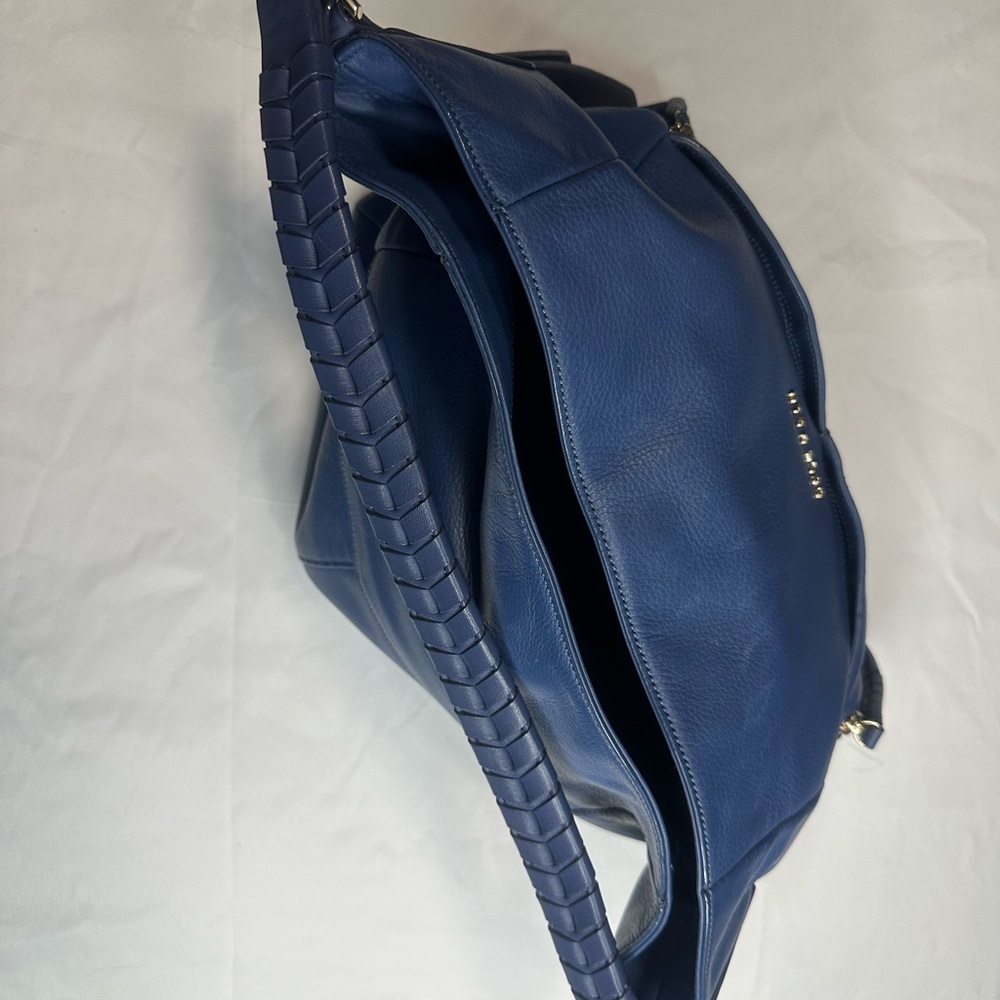Cole Haan Navy Leather Shoulder Bag - Picture 5 of 5